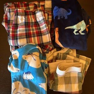 Cat & Jack Plaid Kids Pajama Set - Red, Blue, and White